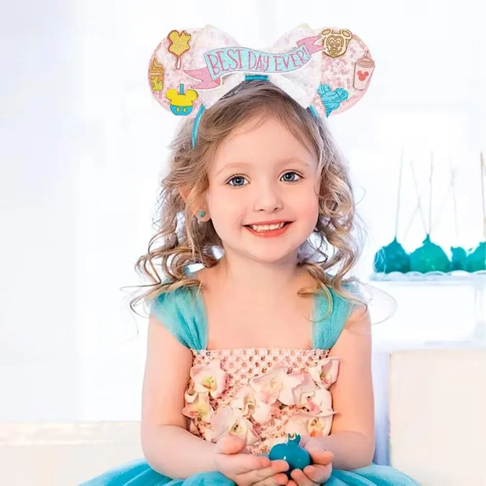 DISNEY “Best Day Ever” Mickey Ears Disney Snacks Headband (NEW & SO CUTE!)‎